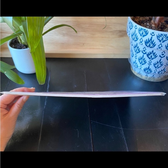 Victoria Spring Tulip Fairy Fae Art Print w/ Purple Watercolor Matting - Picture 5 of 7